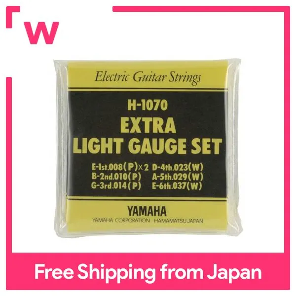 YAMAHA Electric Guitar Set String Extra Light Gauge H1070 Lazada PH