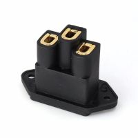 2Pcs AC FI-06(G) IEC Inlet Socket Pure Copper Gold Plated HIFI Power