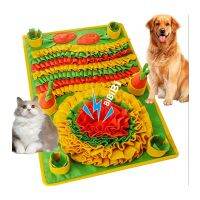 สุนัข Snuffle Mat Leak อาหาร Anti Choking Mat Cat Dog Training ผ้าห่มจมูกทำงานของเล่นสัตว์เลี้ยง Slowing Feeding Inligence Mat