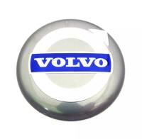 ราคาต่อ 1 ชิ้น สติกเกอร์สแตนเลส VOLVO วอลโว่ ขนาด 64mm.(6.4cm.) สติกเกอร์ นูนเล็กน้อย