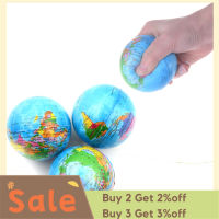 CCC สกุชชี่ ของเล่นบีบมือ 7.6CM Stress Relief World Map Foam Ball TOY Palm Ball Planet Earth Ball TOY