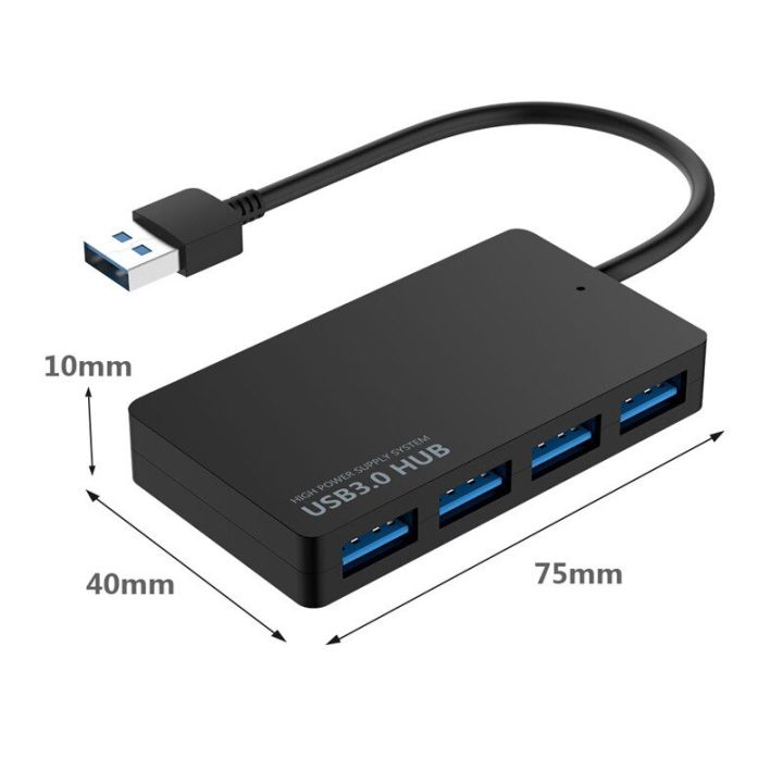 4พอร์ต-usb-3-0ฮับ-type-c-ฮับความเร็วสูงสายข้อมูล5gbps-ตัวแปลงอะแดปเตอร์ที่รองรับหลายระบบสำหรับเมาส์แล็ปท็อป-pc-คีย์บอร์ด