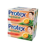 4 ก้อน สบู่โพรเทคส์ ส้ม ไทยเทอราพี ขนาด 130 กรัม x  4 ก้อน protex