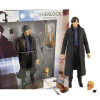 Holmes 221B นักสืบ Sherlock Action Figure ของเล่น Benedict Cumberbatch พร้อมคอลเลกชันศัพท์วันเกิดของขวัญ Doll