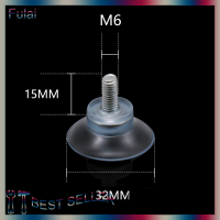 Fulai 5ชิ้น M6/M8สกรูถ้วยยางดูดตะขอพลาสติกตัวดูดโปร่งแสง