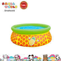 SunClub Pineapple 3D Spray Pool (17790) สระเป่าลม ทรงกลม ลายสับปะรด รุ่น 17790