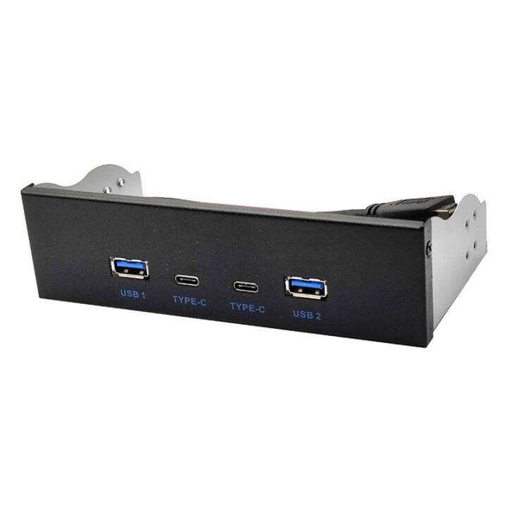 USB3.2 TYPE-C Optical Drive Panel 2X USB GEN2+2X TYPE-C 3.5-Inch 5.25 ...