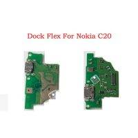 สำหรับ Nokia C20 C30สายแพเครื่องชาร์จ Usb ริบบิ้นขั้วต่อบอร์ดพีซีบีสายเคเบิลงอได้อะไหล่ซ่อมหน้าจอโทรศัพท์