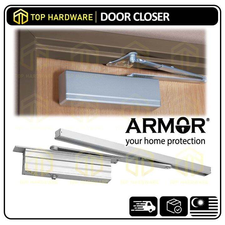TOP🇲🇾ARMOR Door Closer Concealed Door Closer / Hold Open door closer