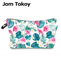 Jom Tokoy Water Resistant Makeup bag Printing Palm leaf Cosmetic Bag Organizer Bag Women Multifunction Beauty Bag hzb970