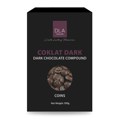 สินค้ามาใหม่! DLA ดาร์กช็อกโกแลต คอมพาวด์ แบบเหรียญ 500 กรัม DLA Dark Chocolate Compound Coins 500g ล็อตใหม่มาล่าสุด สินค้าสด มีเก็บเงินปลายทาง