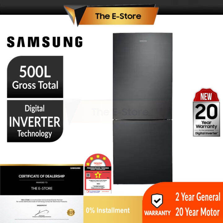 Samsung 500L Digital Inverter Bottom Mount Freezer Refrigerator