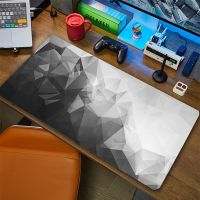 ✆☃♦ Black and White Desk Mat Gaming Mouse Pad Large Mousepad Gamer PC Accessories XXL Computer Keyboard DeskPad Anime Mouse Mat Run