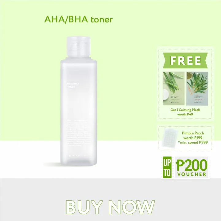 Face Republic AHA/BHA Toner 160mL [ Oily, Sensitive Skin, Acne / Citric ...