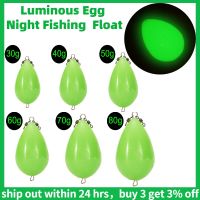 【YF】✽  Egg Float Upward Night Fishing Floating Buoy Bobber Tackle Thrower Long-distance Casting Bait