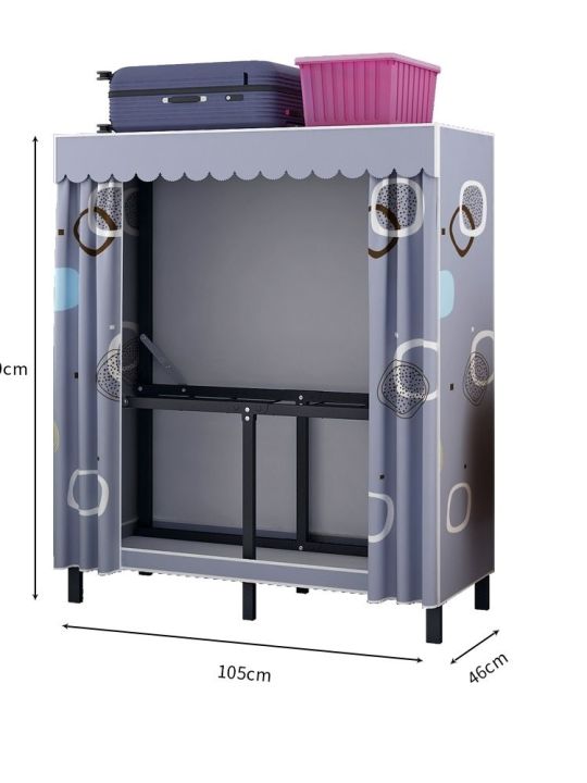 installation-free-wardrobe-bedroom-folding-simple-cloth-rental-room-with-strong-and-durable-all-steel-frame-storage-cabinet