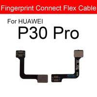 เซ็นเซอร์ตรวจสอบลายนิ้วมือสายยืดหยุ่นปุ่มโฮมสำหรับ Huawei P30 P30โปรเมนู P30pro สแกนลายนิ้วมืออะไหล่ซ่อมแซมกุญแจส่งคืน