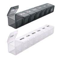 【CW】▽  7 Days Pill Plastic Weekly Medicine Storage Organizer Drug Tablet Dispenser Holder