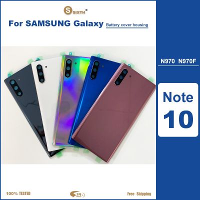 Back Glass Replacement For Samsung Galaxy Note10 N970 SM-N970F Battery Cover Rear Door Shell Waterproof Replacement Parts