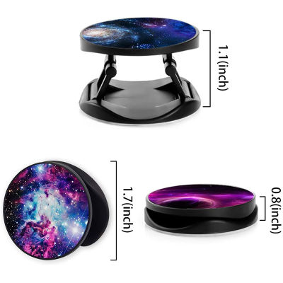 【cw】Phone Socket Stand Holder For Mobilephones Expanding Phone Grip Colorful Pattern Earphone Winder For 11 12 Pro Max ！