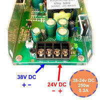 สวิตชิ่ง 38-24v(250w) Switching 250w 8.3A ซัพพลาย ไฟเข้า 220V AC ออก 38-24V DC 8.3A Supply เพาเวอร์ซัพพลาย หม้อแปลงไฟ ใช้สำหรับ ไฟพา และอุปกรณ์อื่นๆ สวิตชิ่ง แปลงไฟ ไฟพา และอุปกรณ์อื่นๆ ● สวิตชิ่ง แปลงไฟ ● ไฟเข้า 220V AC ไฟบ้าน ● ไฟออก 38-24V DC ไฟตรง ● ก