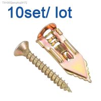 ◑✒☃ 10pcs/lot Self Drilling Anchors Screws Drywall Anchor Self Tapping Screws Gypsum board Wall