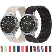 20mm 22mm Band for Samsung watch 4 3 Galaxy active 2 Gear S3 braided solo loop bracelet correas Huawei watch GT/2e/Pro 3 strap