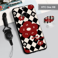 สำหรับ HTC One M8/M9/U PLAY/U Ultra/U11เคสซิลิโคนนิ่มพร้อมห่วงและเชือก