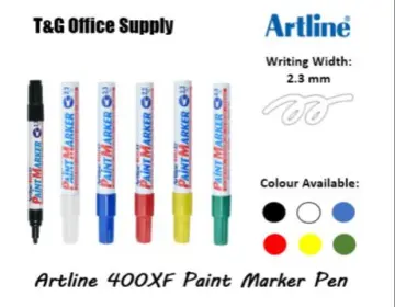 Artline 400 Paint Marker Bullet Tip 2.3mm Yellow