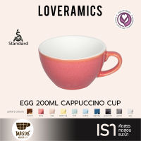 LOVERAMICS แก้วกาแฟเซรามิคทรง Egg Cappuccino Cup 200ml - Potters Colours