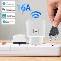 16A EU Smart Socket WiFi Smart Plug Smartlife APP Voice Control Socket 110-240V Power Monitor Remote Timer for Google Home Alexa Ratchets Sockets