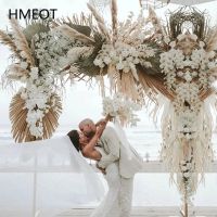 【YF】 Hot Dried Arrangement Pampas Reed Row Wedding Props Backdrop Arch Floral Wall Customizable