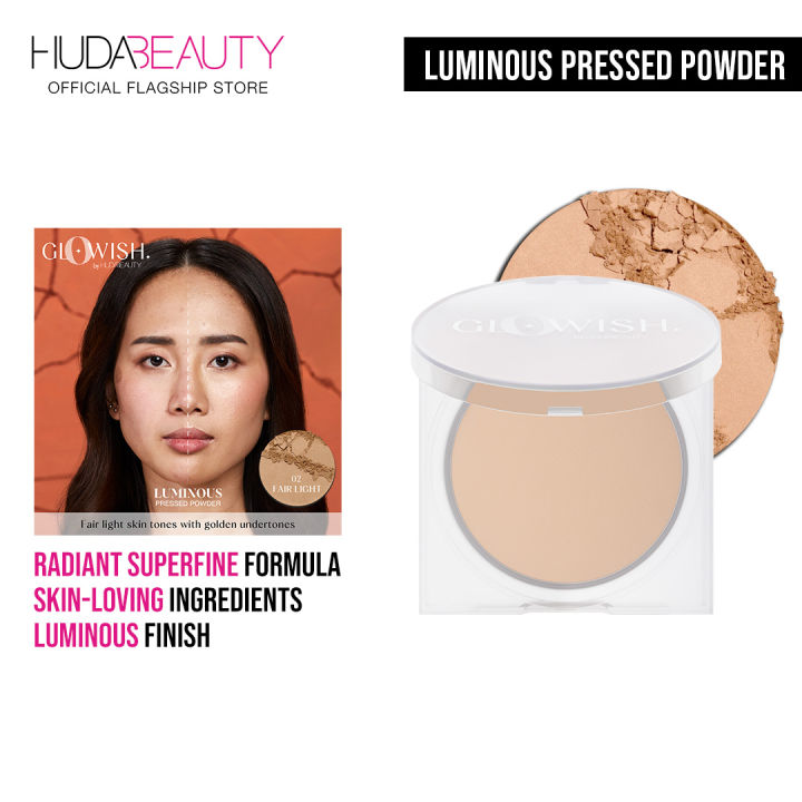 Huda Beauty GloWish Luminous Pressed Powder | Lazada PH