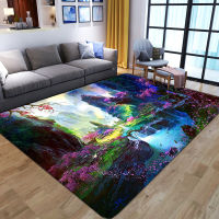 Gorgeous Scenery 3D Rugs For Living Room Coffee Table Soft Flannel Sponge Bathroom Hallway Car Bedroom Bedside Sofa Floor Mat