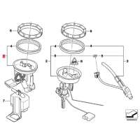 โมดูลปั๊มเชื้อเพลิงไฟฟ้ารถยนต์สำหรับ16146766942 BMW 3ชุด E46 1998-2006 0986580944ประกอบปั๊มการจัดส่งน้ำมันเชื้อเพลิง