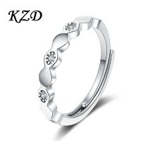 Ladies Moissan Diamond Ring Devils Eye Couple Open Diamond Ring