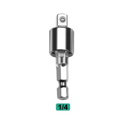 HH-DDPJElectric Drill Socket Adapter For Impact Driver With Hex Shank To Square Socket Drill Bits Rotatable Extension 1/4" 3/8" 1/2"