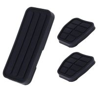 Manual Replacement Car Pedals Covers Non-Slip Rubber Cover Vehicles Replacement Accessories Pedals Pad For Clutches Brakes Gases Pedals  Pedal Accesso