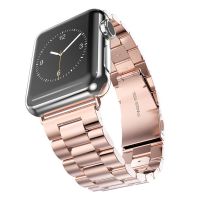 ✐▬✥ Stainless steel Strap For Apple Watch band 44mm 40mm 41mm 45mm 42mm 38mm Metal luxury Bracelet correa iwatch 6 5 4 3 se 7