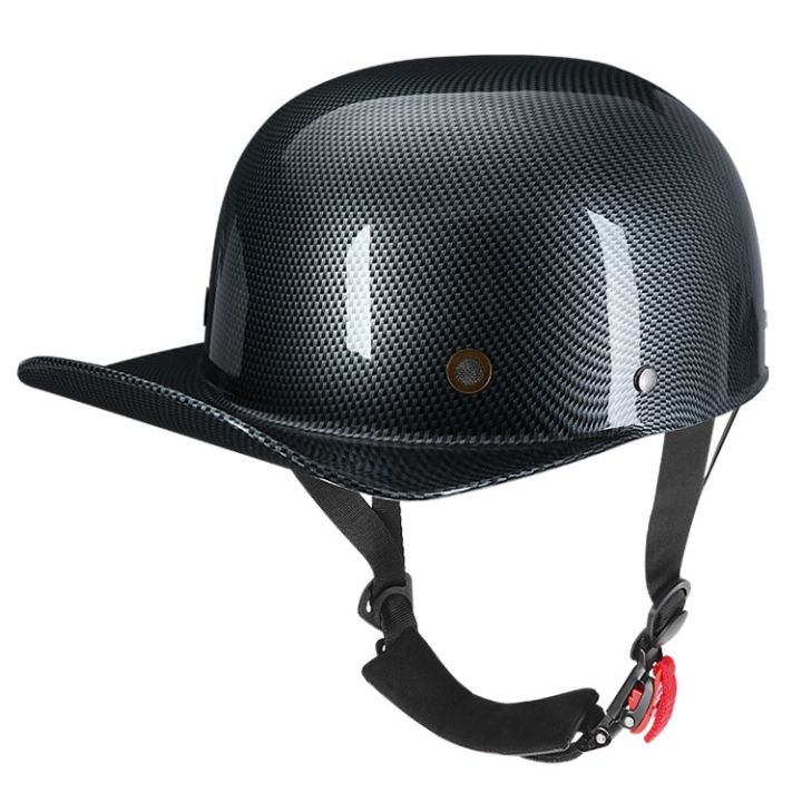 Punk Motorcycle Helmet Vintage Retro Open Half Face Summer Baseball Cap ...