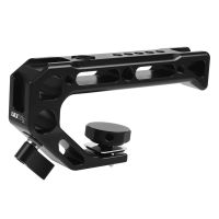 R008 Camera Cold Shoe Handle Grip Handgrip with Locating External Monitor Mic for M50 DSLR Cameras