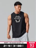 Original fierce mens popular logo muscle dog sports vest male summer American round collar loose sleeveless tank top training suit fitness coat