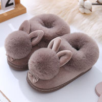 Baby Cute Cartoon Rabbit Slipper Children Boys Girls Winter Slippers Kids Indoor Warm Fur Shoes Child Home Floor Footwear