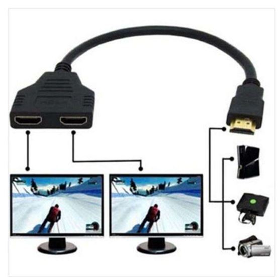 สายต่อy-hdmi-splitter-cable-1-ออก-2จอ-full-hd-1080p-แสดงได้ทั้งภาพ-และ-เสียง