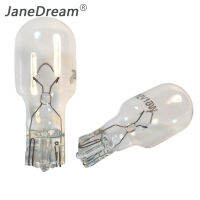 Janedream 2 ชิ้นรถแก้ว T15 W16W หลอดฮาโลเจนมหาดไทยแสงยานยนต์สีขาว/สีเหลืองอำพันล้าง 12 โวลต์