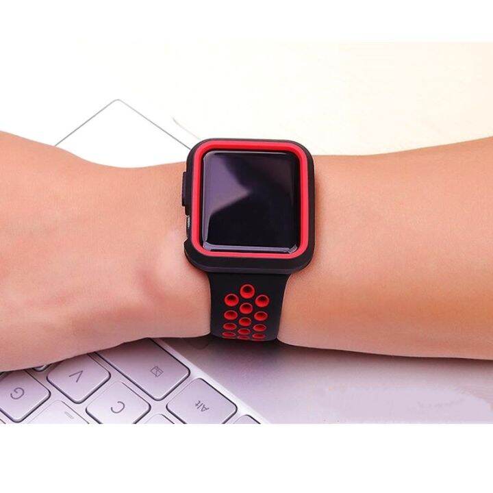 silicone-cover-for-apple-watch-case-44mm-40mm-45mm-41mm-42mm-38mm-accessories-bumper-shell-protector-iwatch-series-6-5-4-3-se-7