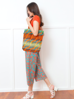 WINAWA COLORFUL PEARLS BAG - African Eco Friendly Tote Bag กระเป๋าผ้า ถุงผ้า กระเป๋าผ้าลายแอฟริกัน ถุงผ้ารักษ์โลก ถุงผ้าช้อปปิ้ง ถุงผ้าฝ้าย กระเป๋าผ้าสะพายไหล่