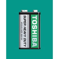 ส่งฟรี ถ่าน 9V Toshiba Super Heavy Duty สินค้าพร้อมส่ง ชนิด- มีเก็บปลายทาง