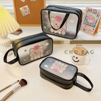 chu.bag กระเป๋าเครื่องสำอาง รุ่นใหม่ ลายน่ารักมาก กระเป๋าใส่เครื่องสำอางผู้หญิง กระเป๋าอเนกประสงค์