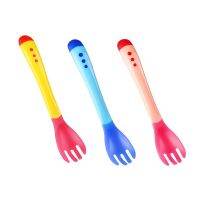 卍☒♞ New Baby Silicone Soft Head Soup Fork Tableware Feeding Newborn Boy Girl Utensils Safe Non-toxic